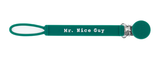 Mr. Nice Guy Pacifier Clip