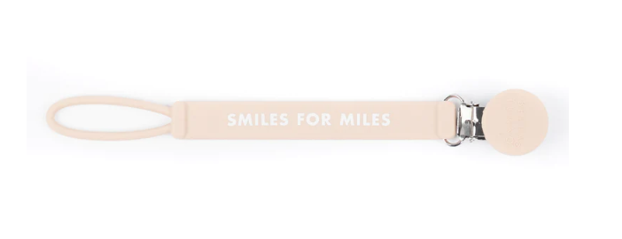 Smiles For Miles Pacifier Clip