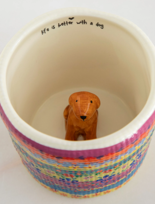 Peek-A-Boo Dog Mug
