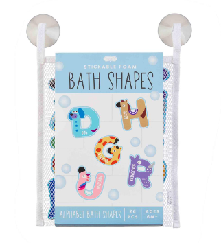 Alphabet Bath Stickable Set