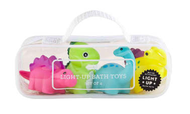 Dino Light-Up Bath Toy Set