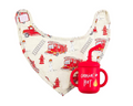 Fire Truck Silicone Cup & Bib Set