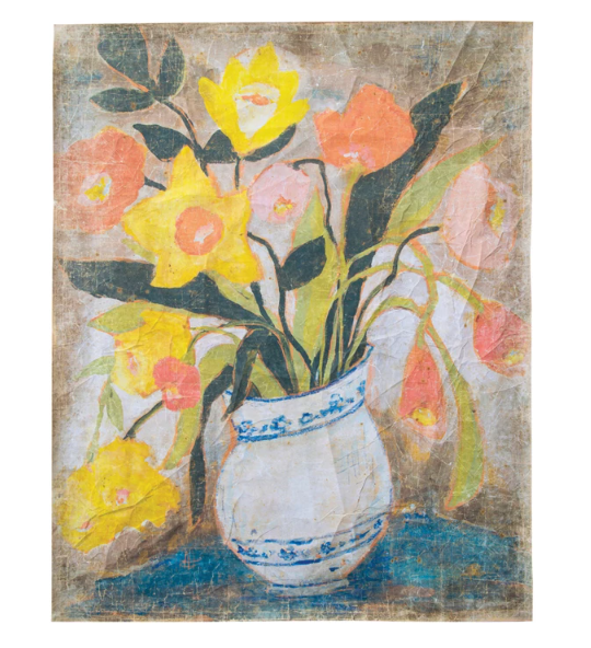 Flowers In Vase Decorator Paper