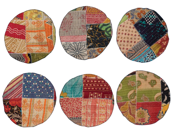 Round Kantha Placemat