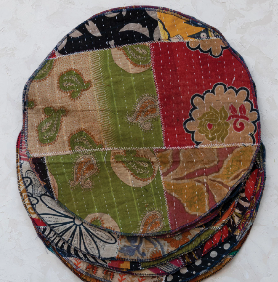 Round Kantha Placemat