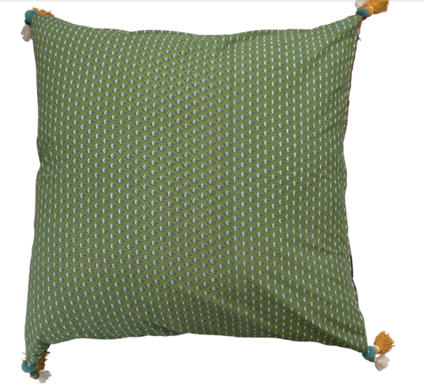 Kantha Patchwork Pillow
