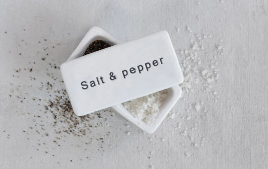 Salt & Pepper Pinch Pot
