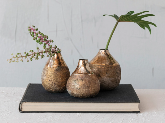 Burnt Gold Vases