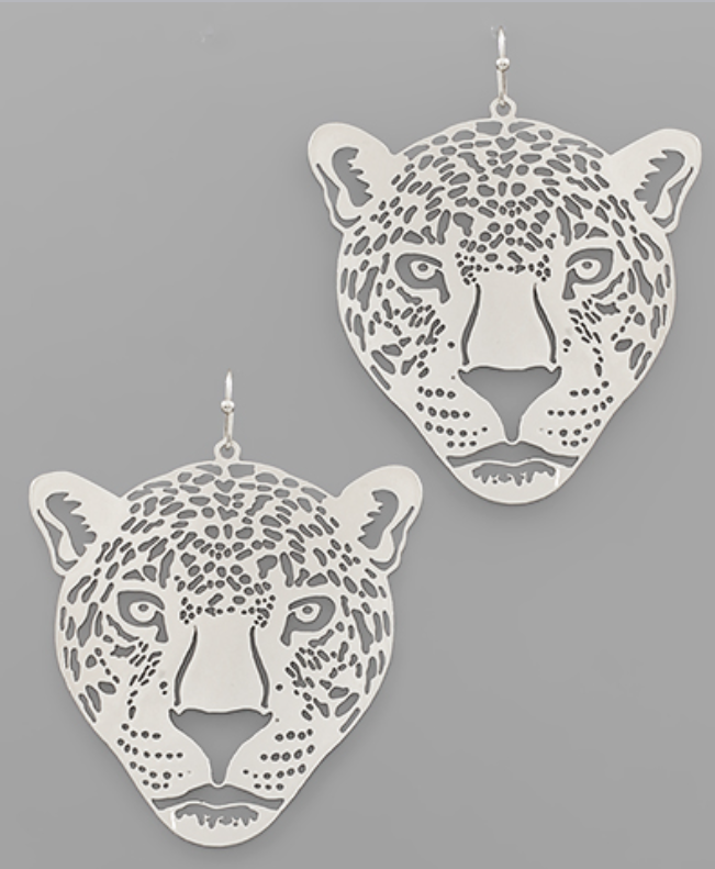 Leopard Filigree Earrings
