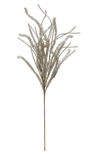 Silver Tinsel Spray