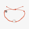 Silver Wave Puravida Bracelet-Salmon