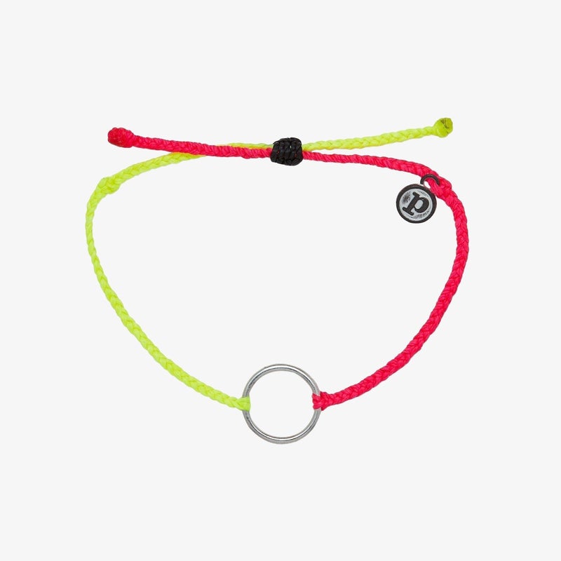 Two-Tone Full Circle Charm Bracelet