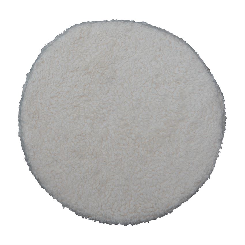 Sherpa Pouf with Feet