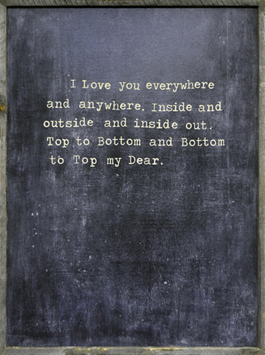 I Love You Everywhere Art Print
