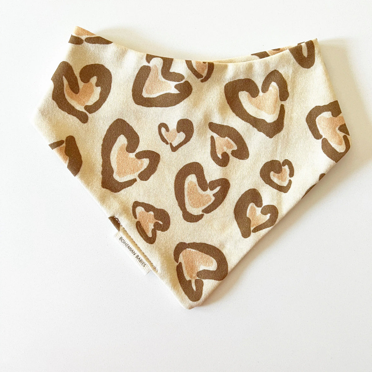 Leopard Love Organic Bandana Bib