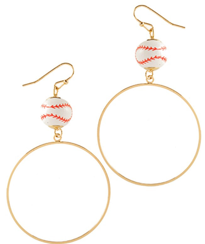 Gameday Circle Earrings