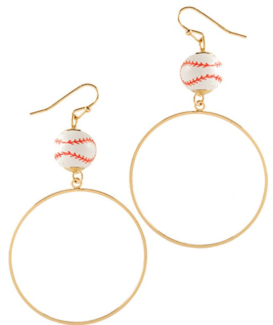 Gameday Circle Earrings