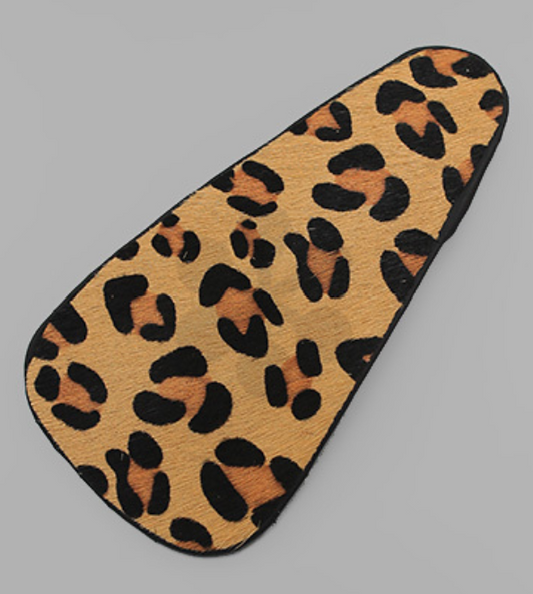 Large Leopard Hair Pin