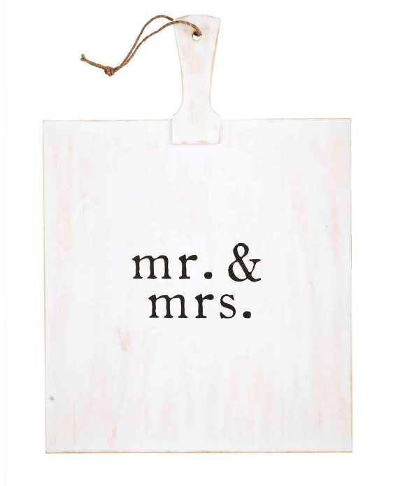 Distressed Mr. & Mrs. White Board