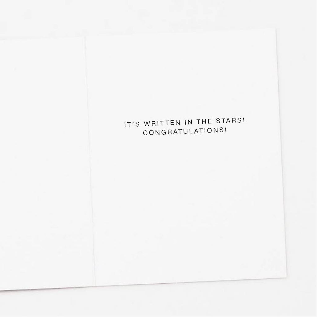 Constellations Wedding Card