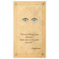 Literary Quotes Eye Post Earrings