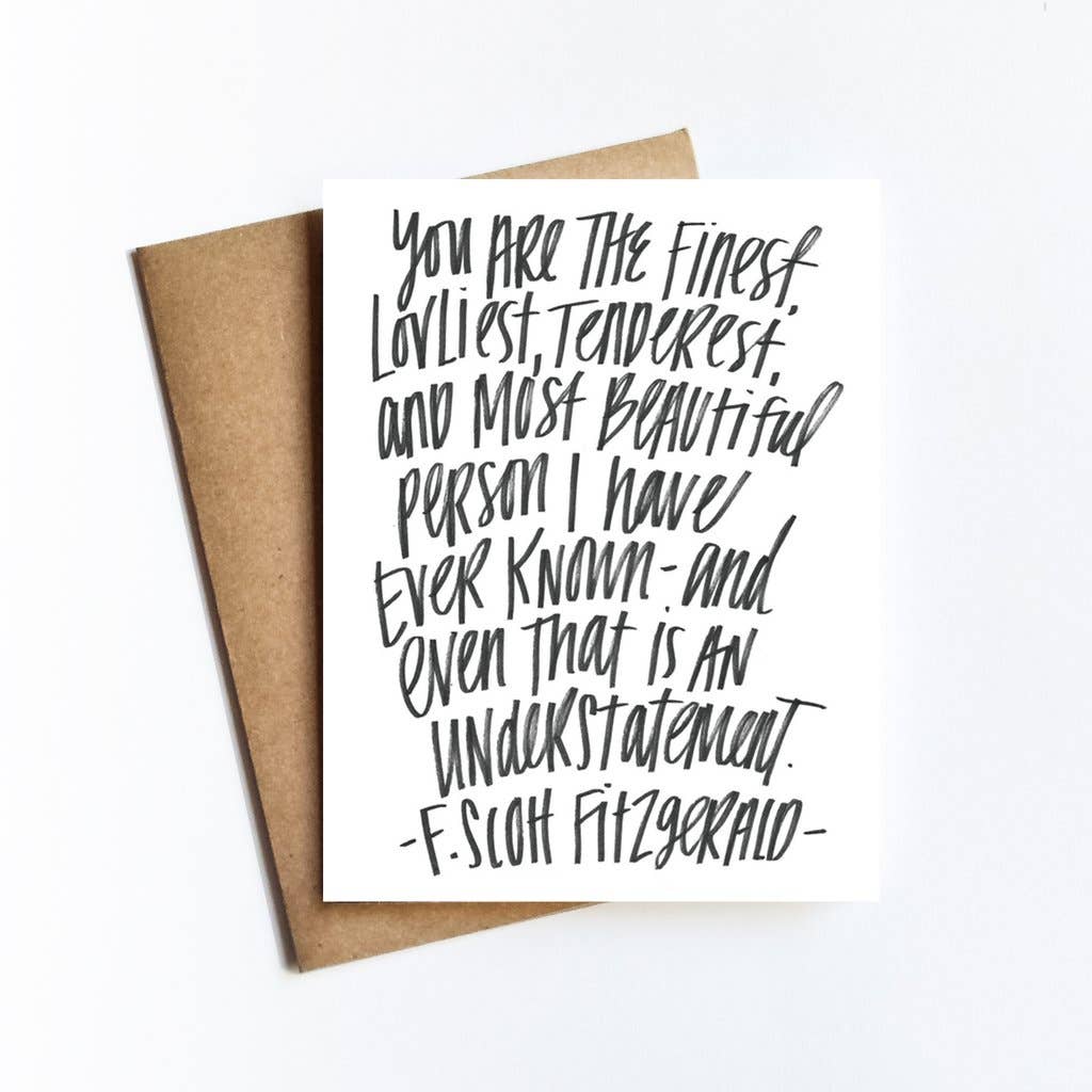 Fitzgerald Quote Card