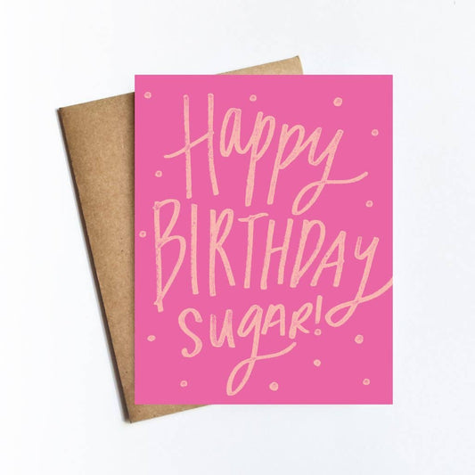 Happy Birthday Sugar Card