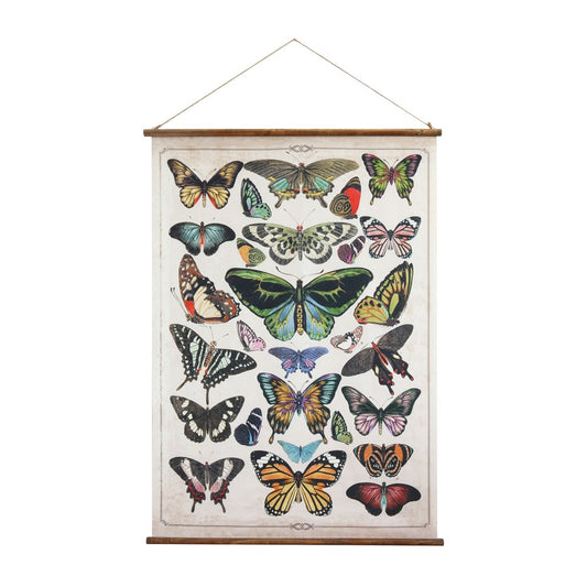 Butterflies Scroll Wall Décor