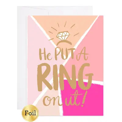 He Put a Ring On It Card