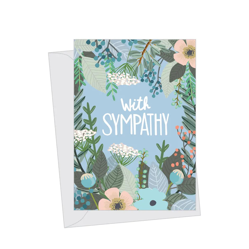 Mini Sympathy Floral Card