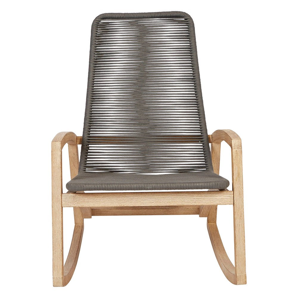 Woven Rope Rocking Chair