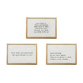 Gold & Glass Frames with Sayings