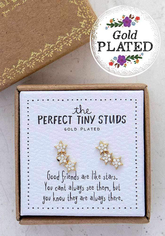 Star Perfect Tiny Stud Earrings