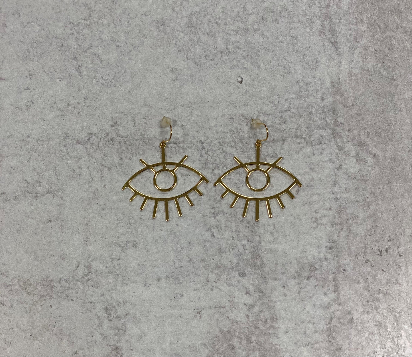 Evil Eye Gold Dipped Earrings
