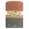 Stone Wrap: White Fossil Jasper - The Supreme Nurterer