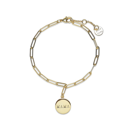 Mama Coin Gold Bracelet