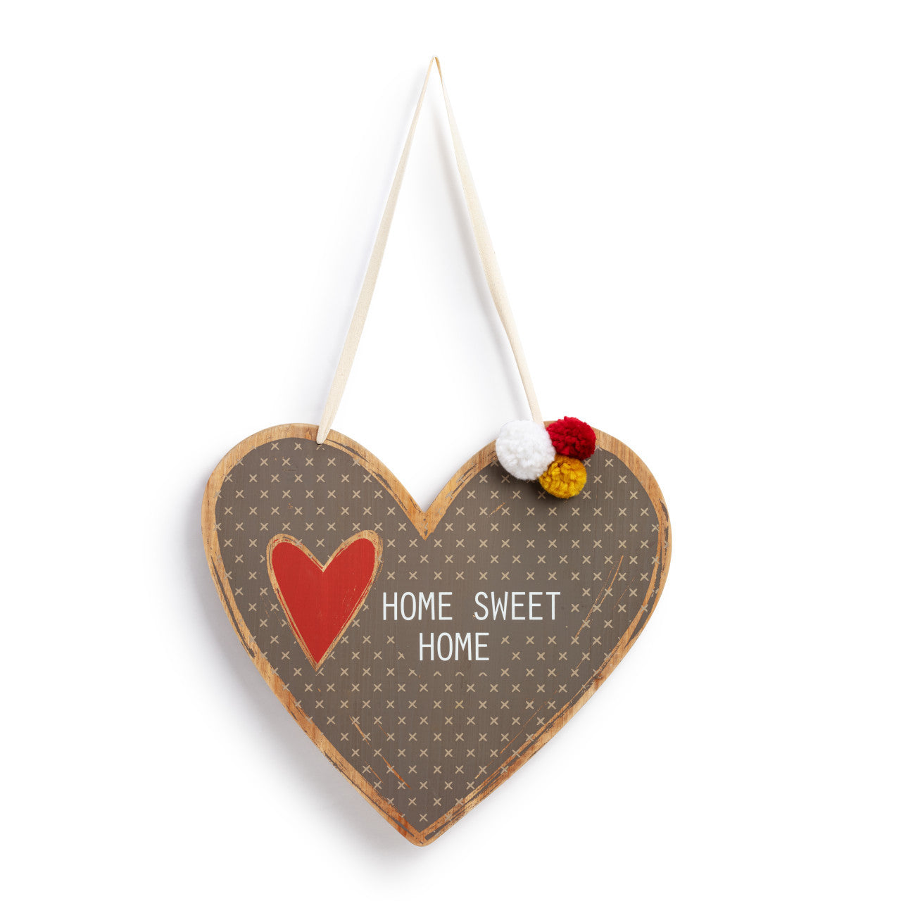 Home Sweet Home Heart Door Hanger