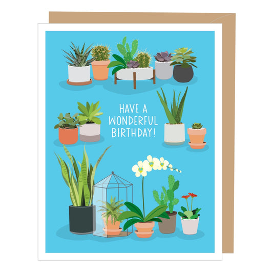 Succulent Birthday Card