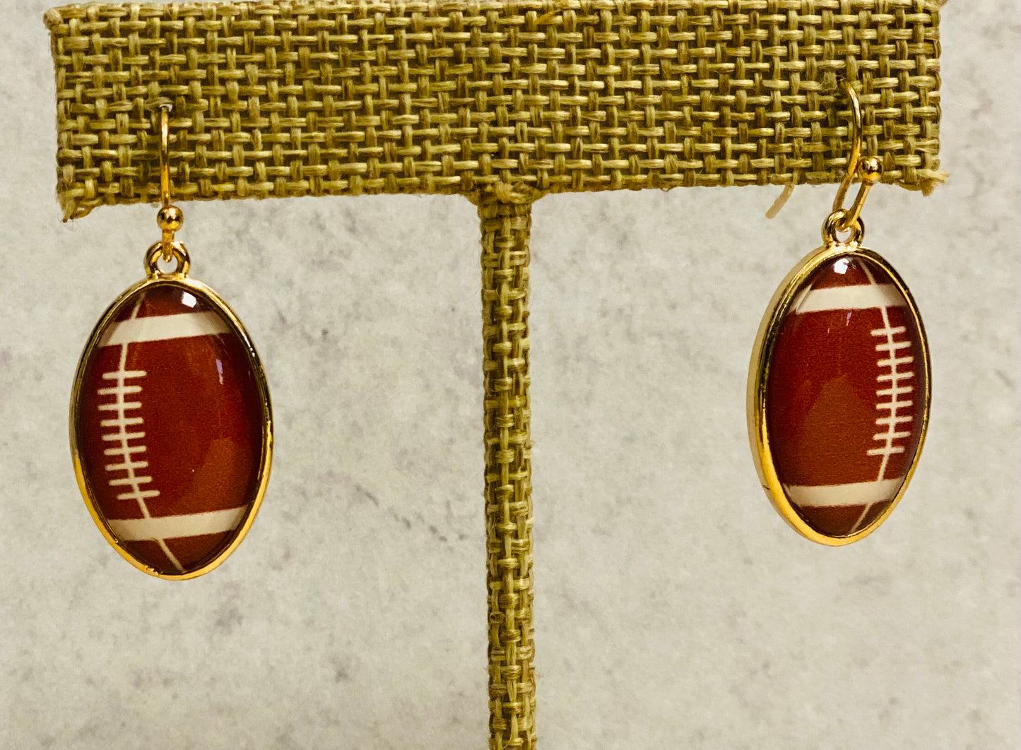 Epoxy Sports Ball Theme Earrings