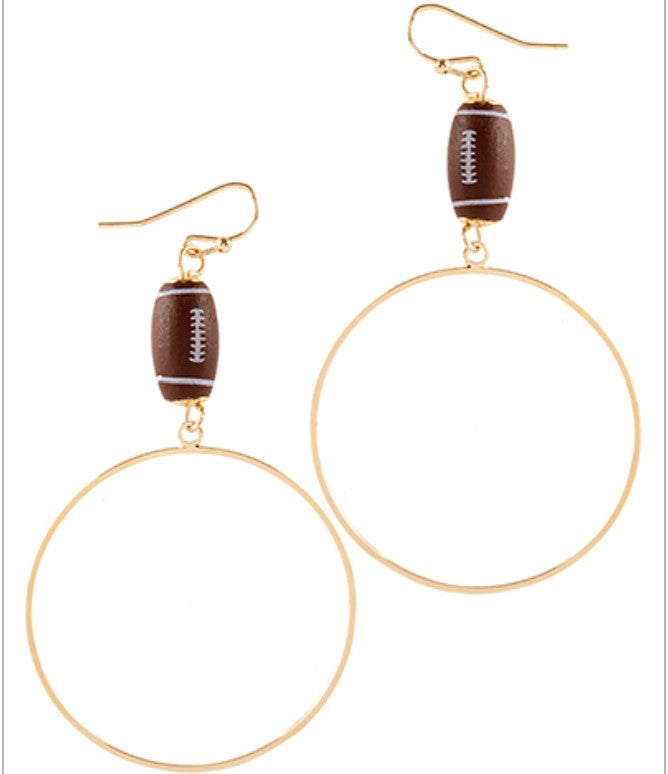 Gameday Circle Earrings