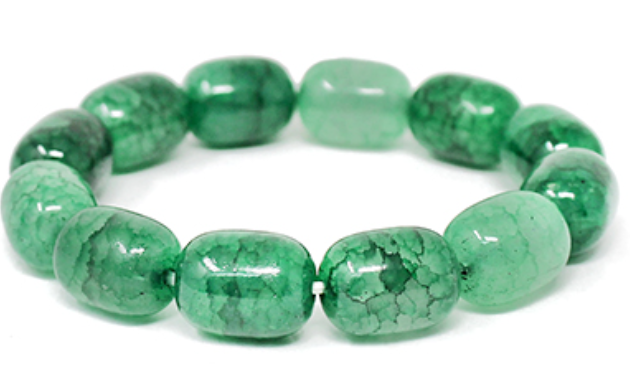 Cracked Stone Beaded Bracelet