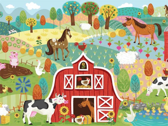 Life On The Farm Poster Decal