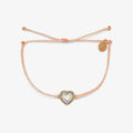 Mermaid Heart Rose Gold Bracelet-Blush