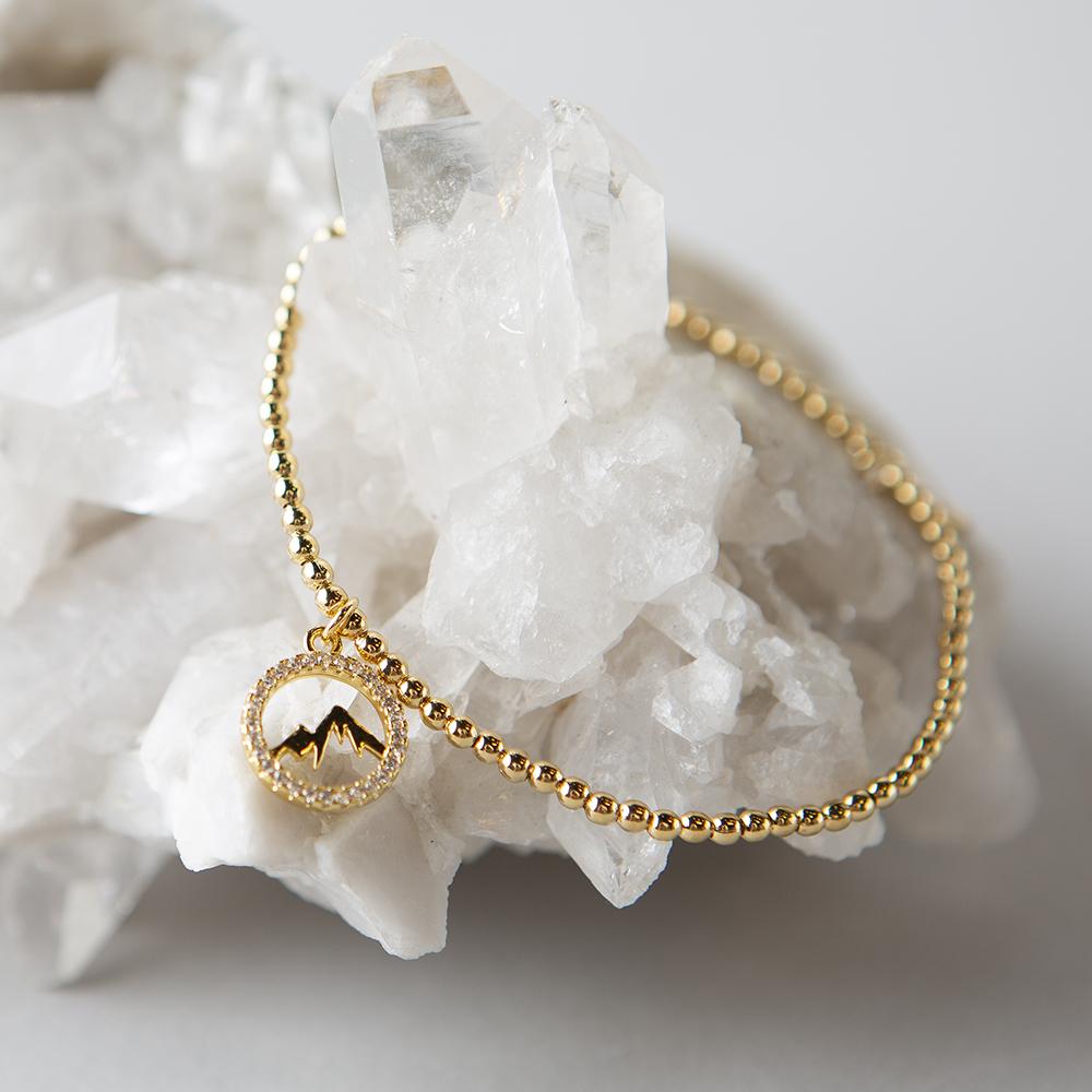 Keep Climbing Bracelet-Mountain