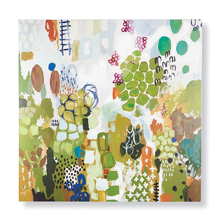 Abstract Botanical Wall Canvas
