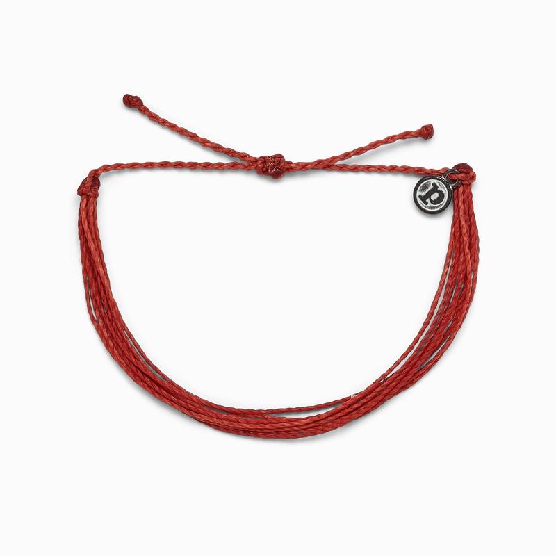 Solid Red Puravida Bracelet