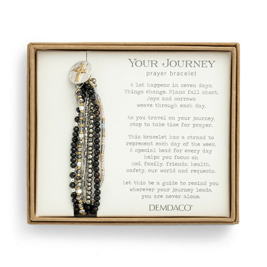 Your Journey Prayer Bracelet - Black