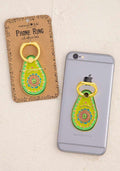 Avocado Enamel Phone Ring