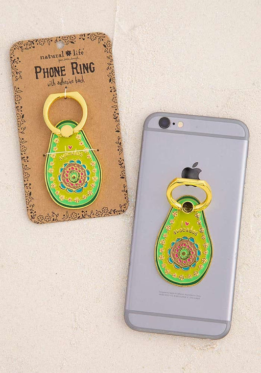 Avocado Enamel Phone Ring