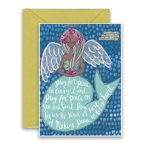 Pray For Peace Holiday Card